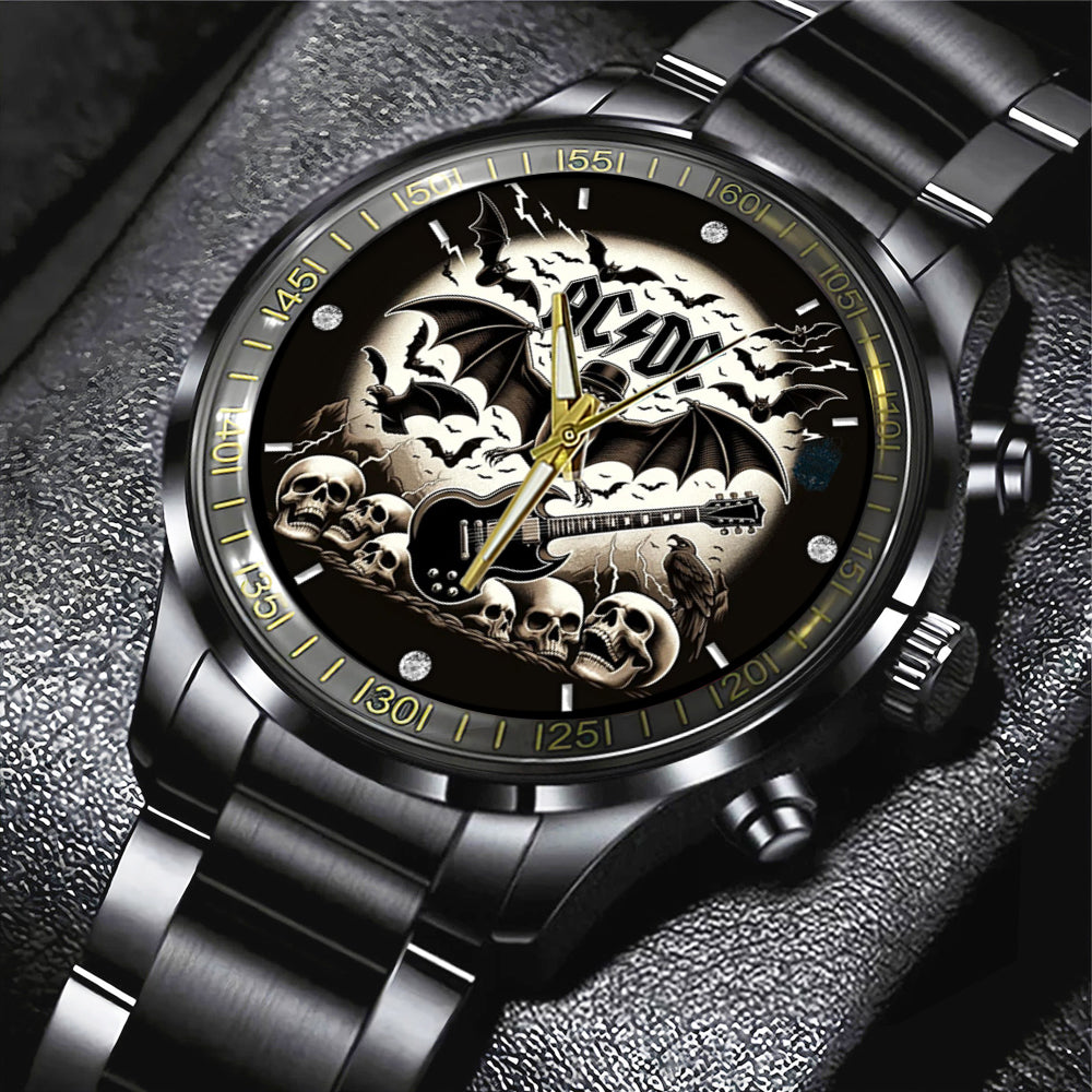 AC/DC Black Stainless Steel Watch - GNE 719