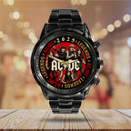 AC/DC Black Stainless Steel Watch - GNE NEW274