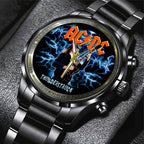 AC/DC Black Stainless Steel Watch - TANTN 12281