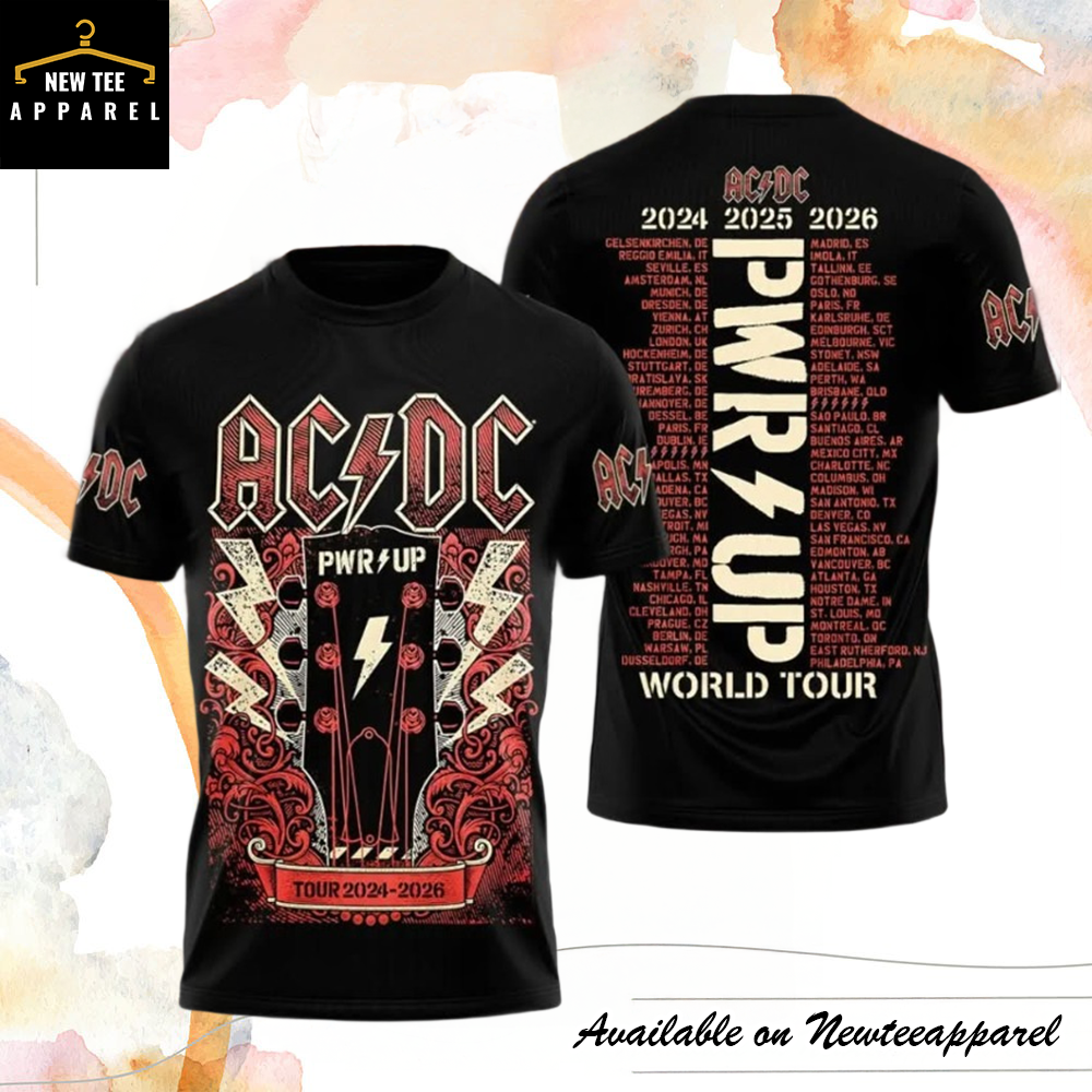 ACDC PWR UP World Tour 2026 Shirt