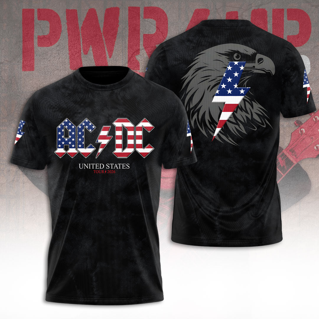 AC/DC USA PWR UP Tour 3D Apparel – TANTN24224
