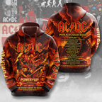AC/DC World Tour 2026 3D Apparel – TMTHU8118