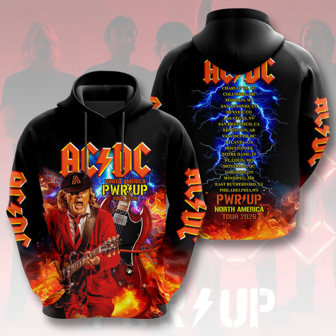 AC/DC World Tour 2026 3D Apparel – HOATT20099