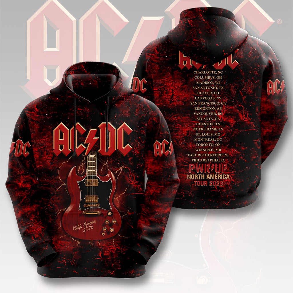 AC/DC World Tour 2026 3D Apparel – HOATT20123