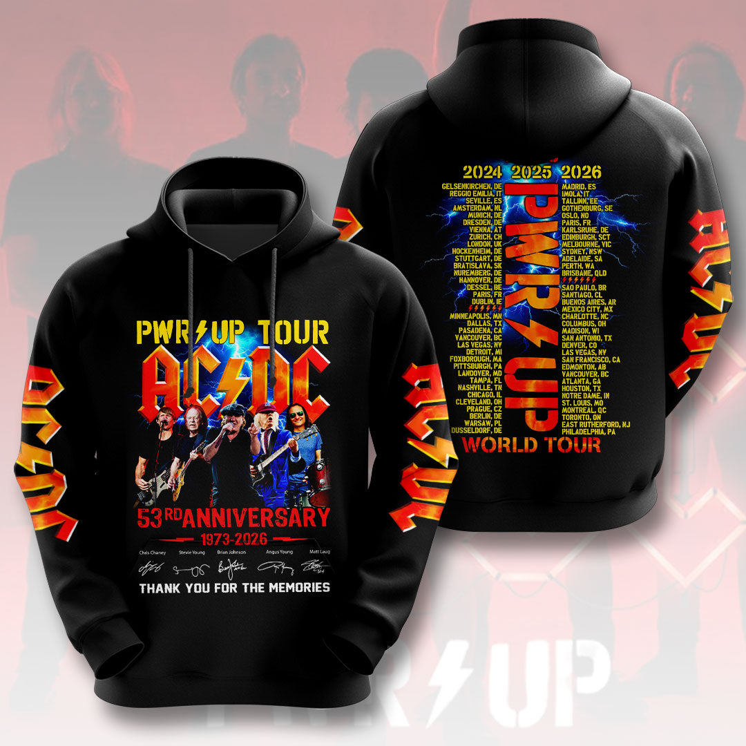 AC/DC World Tour 2026 3D Apparel – HOATT20278