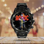 AC/DC Black Stainless Steel Watch - GNE 822