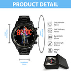 AC/DC Black Stainless Steel Watch - GNE 822