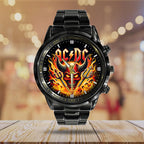 AC/DC Black Stainless Steel Watch - GNE 1211