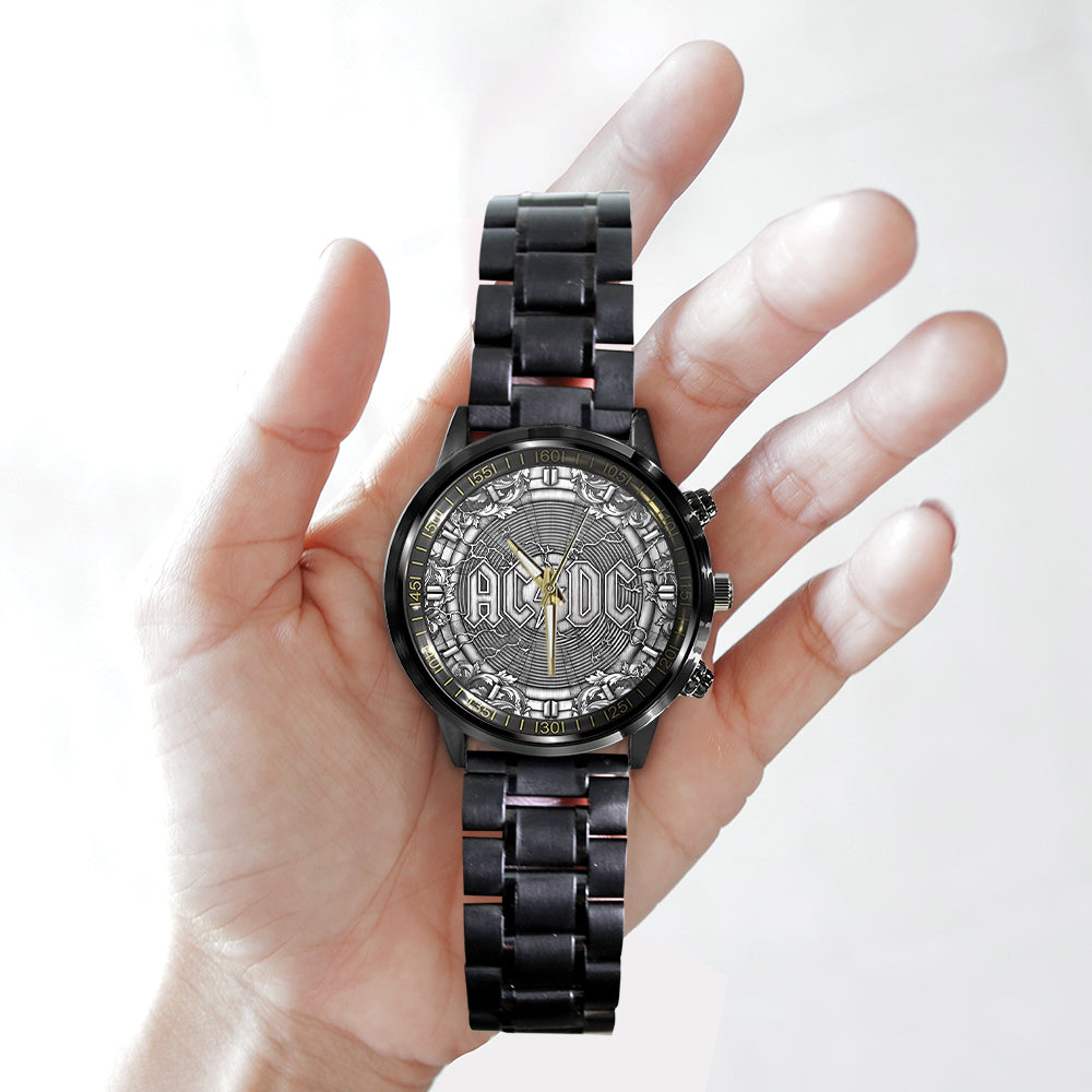 AC/DC Black Stainless Steel Watch - GNE 1307