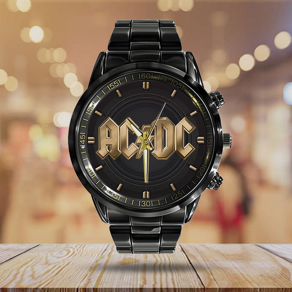 AC/DC Black Stainless Steel Watch - GNE 1637