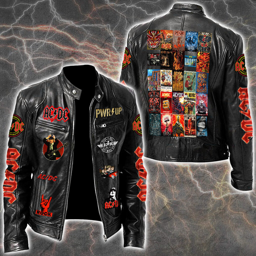 AC/DC Motorcycle Leather Jacket – TANTN19797