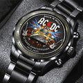 AC/DC 52 Years Anniversary Black Stainless Steel Watch – TMTHU1386