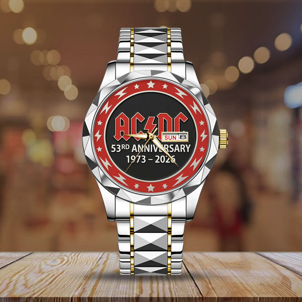 AC/DC 53rd Anniversary Alloy Luxury Quartz Watch - TANTN21701