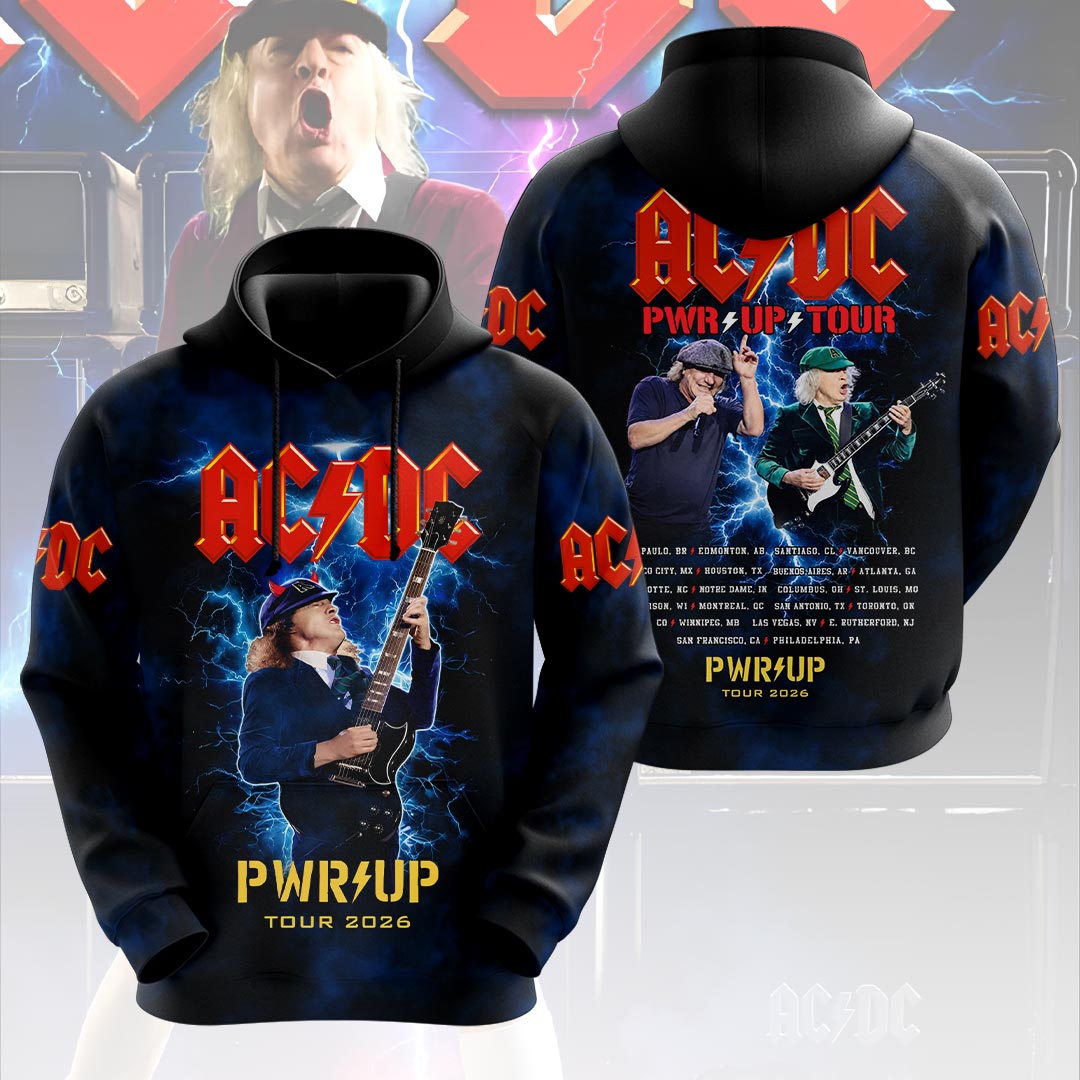 AC/DC World Tour 2026 3D Apparel – HOATT20124