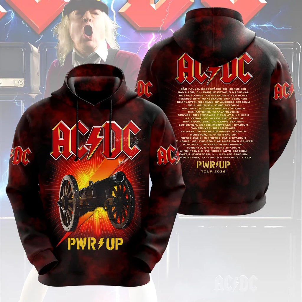 AC/DC World Tour 2026 3D Apparel – HOATT20339