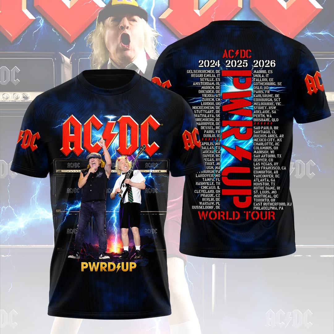 AC/DC World Tour 2026 3D Apparel – HOATT20202