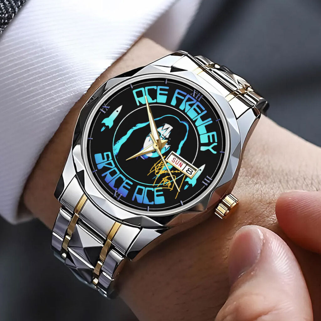 KISS x Ace Frehley Alloy Luxury Quartz Watch - TMTHU1588
