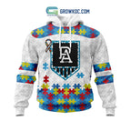 AFL Port Adelaide Autism Awareness Personalized Hoodie T Shirt