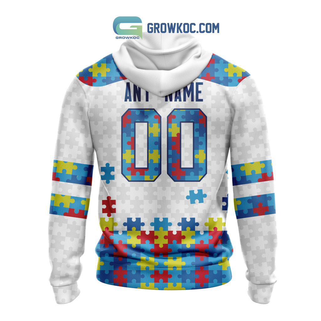 AFL Port Adelaide Autism Awareness Personalized Hoodie T Shirt