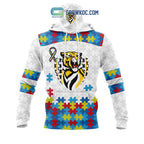 AFL Richmond Autism Awareness Personalized Hoodie T Shirt