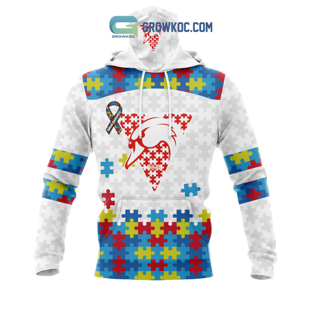 AFL Sydney Swans Autism Awareness Personalized Hoodie T Shirt