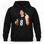 Aaron Rodgers Smoking Beer Middle Finger Shirt