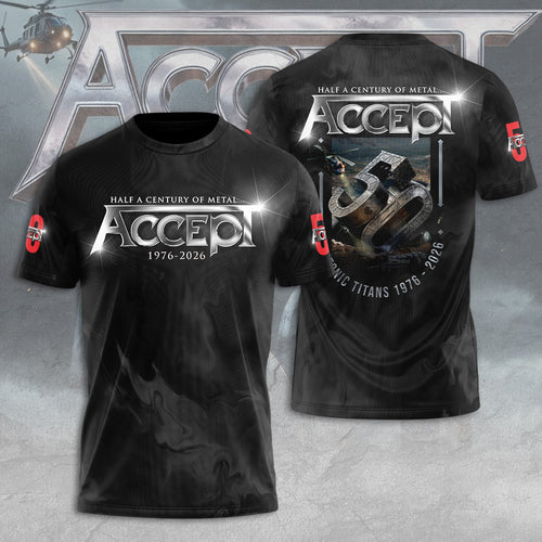 Accept 50th Anniversary Tour 2026 3D Apparel – TANTN23421