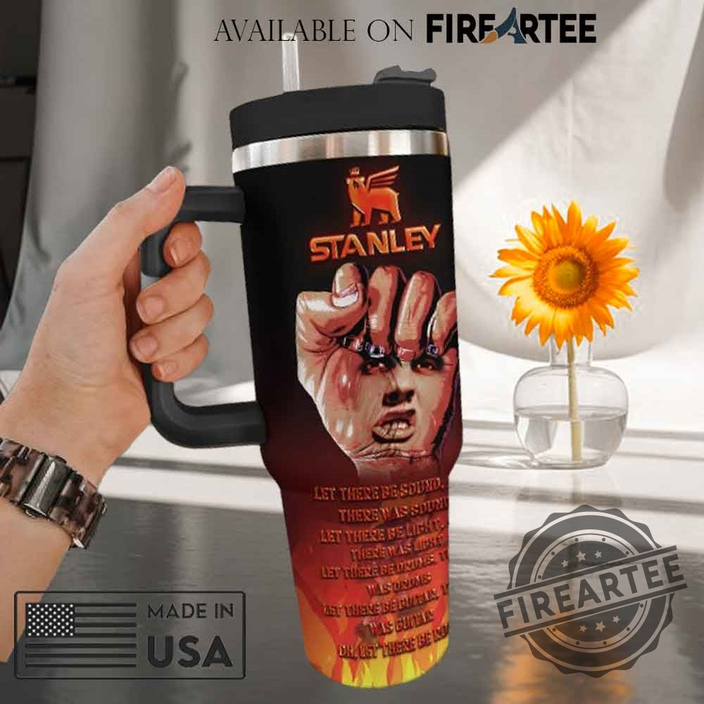 AC/DC “Let There Be Rock” Custom Stanley Tumbler