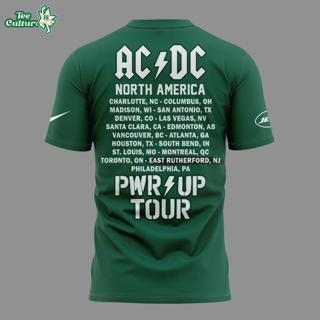 Ac/dc X New York Jets – Power Up Tour 2026 T-shirt