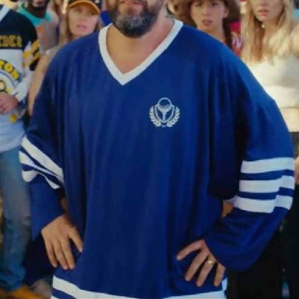Adam Sandler Happy Gilmore 2 Blue Jersey