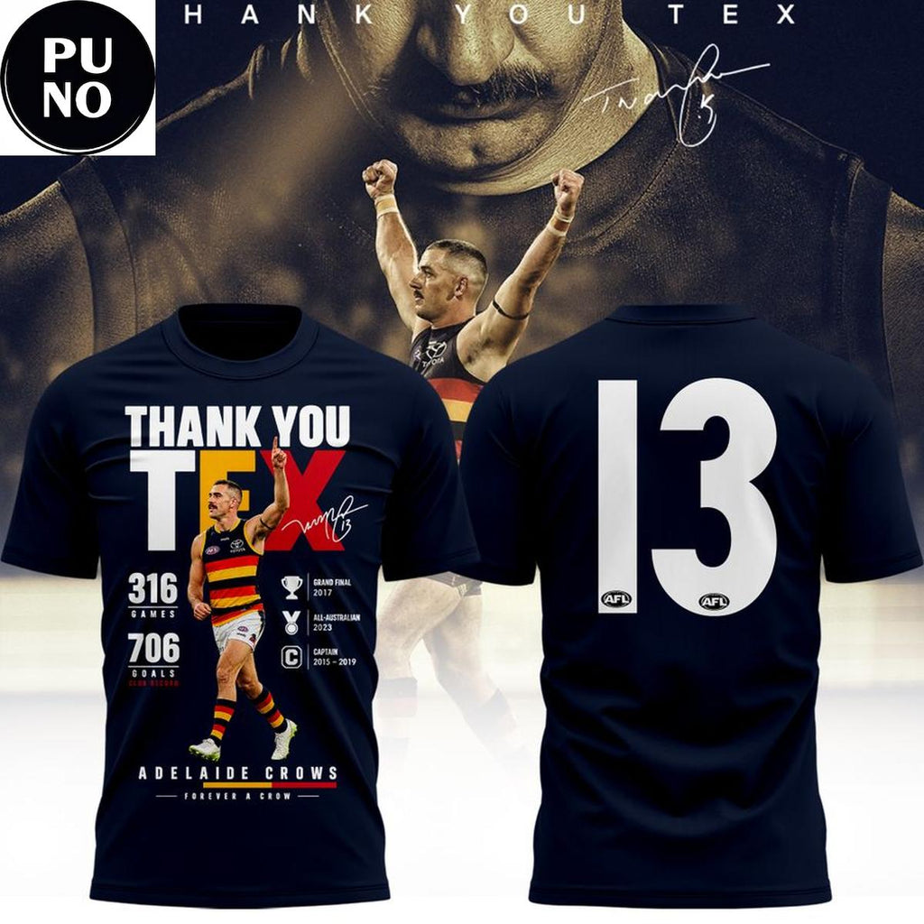 Adelaide Crows 2026 Taylor Walker Forever a Crow Hoodie T-Shirt