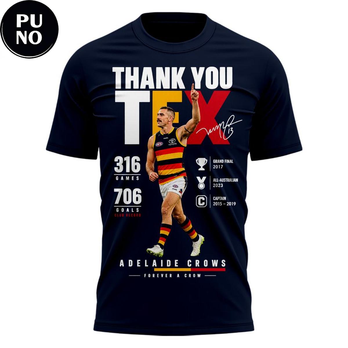 Adelaide Crows 2026 Taylor Walker Forever a Crow Hoodie T-Shirt