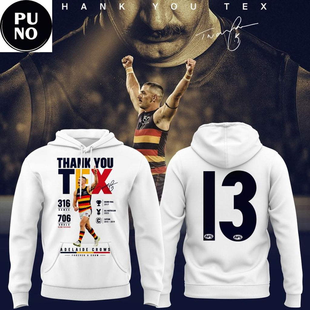 Adelaide Crows 2026 Taylor Walker Forever a Crow Hoodie T-Shirt