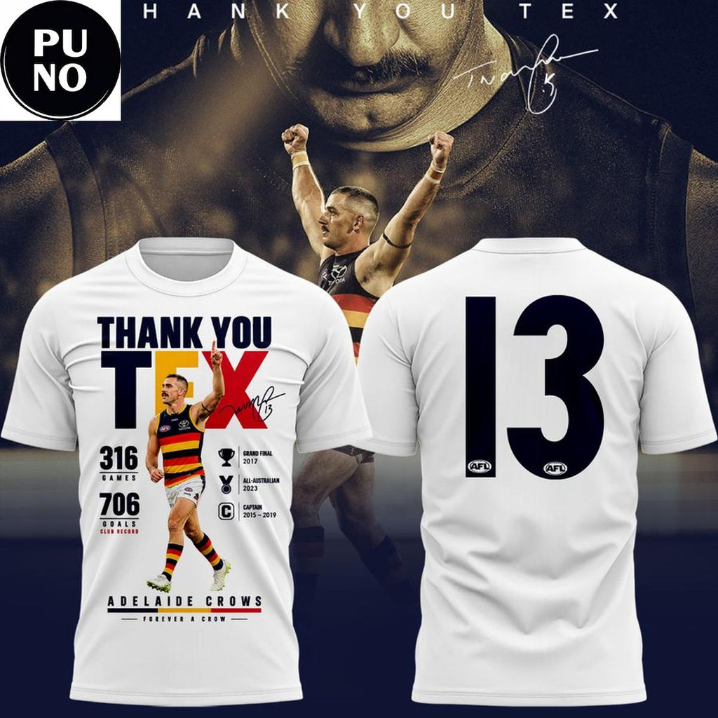 Adelaide Crows 2026 Taylor Walker Forever a Crow Hoodie T-Shirt