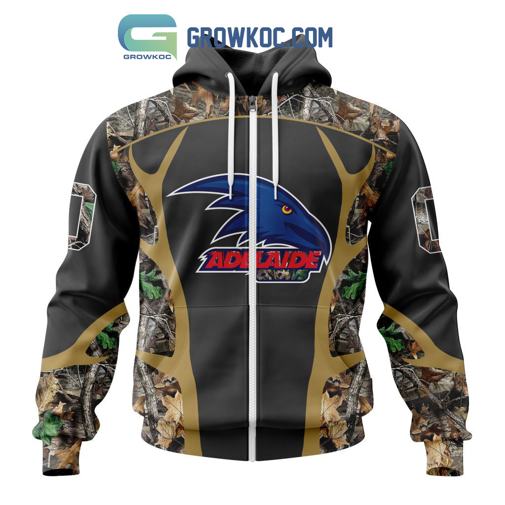 Adelaide Crows AFL Special Camo Hunting Personalized Hoodie T Shirt