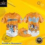 Akron Rubberducks Bluey Baseball Jersey