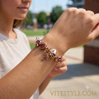 Alabama Crimson Tide Pandora Charm Bracelet