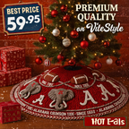 NEW Alabama Crimson Tide Christmas Tree Skirt