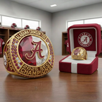 NEW COLLECTION Alabama Crimson Tide SEC Championship 3D Ring