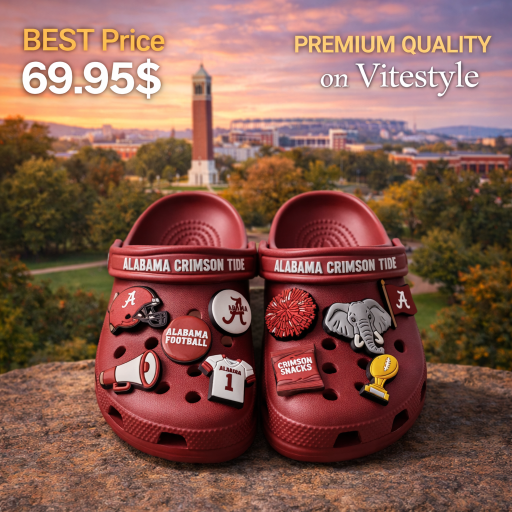 Alabama Crimson Tide Crocband Charms Crocs 2026