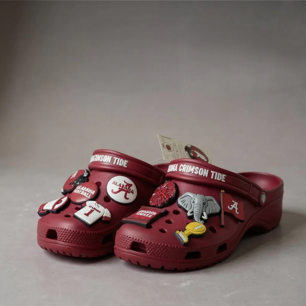 Alabama Crimson Tide Crocband Charms Crocs 2026