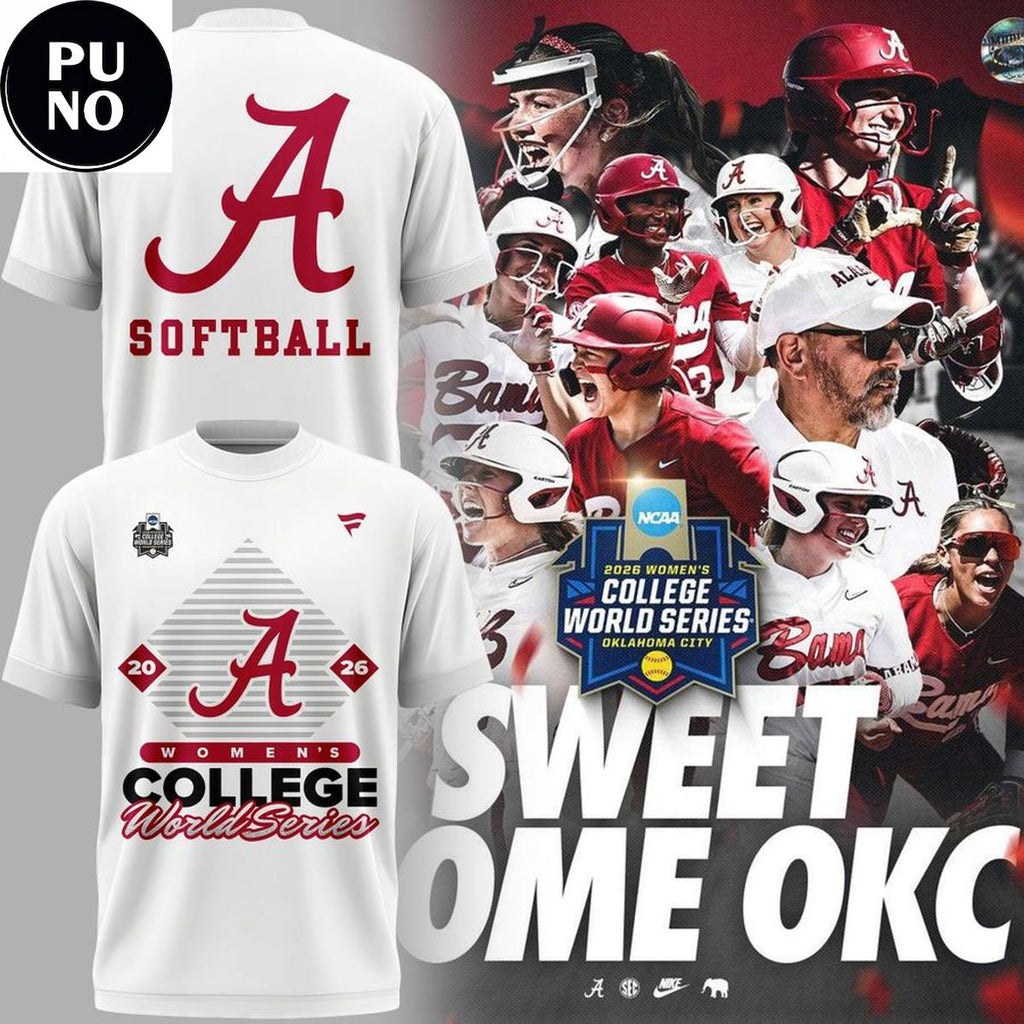 Alabama Crimson Tide Softball 2026 Women's College World Series For Fans Shirt