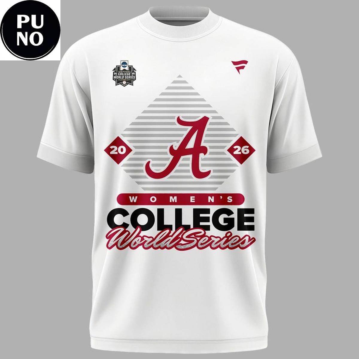 Alabama Crimson Tide Softball 2026 Women's College World Series For Fans Shirt