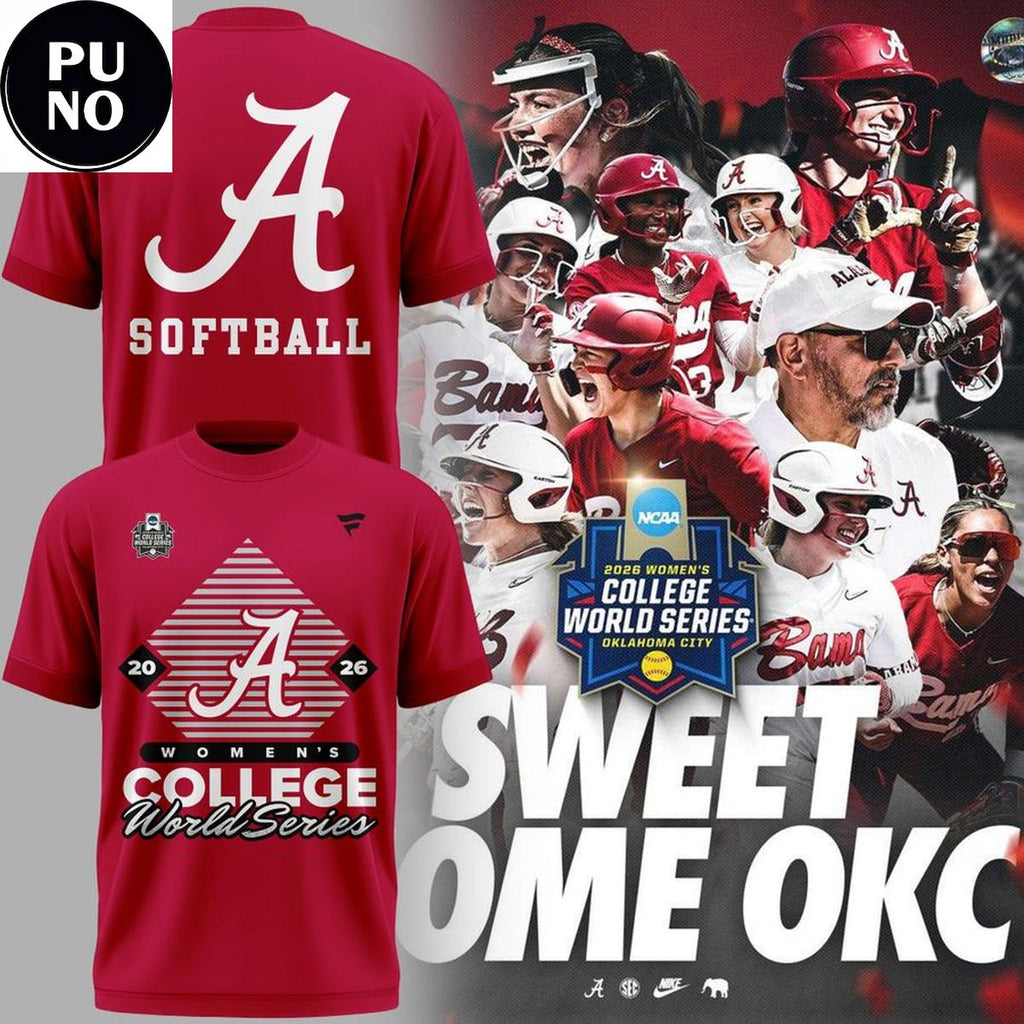 Alabama Crimson Tide Softball 2026 Women's College World Series For Fans Shirt