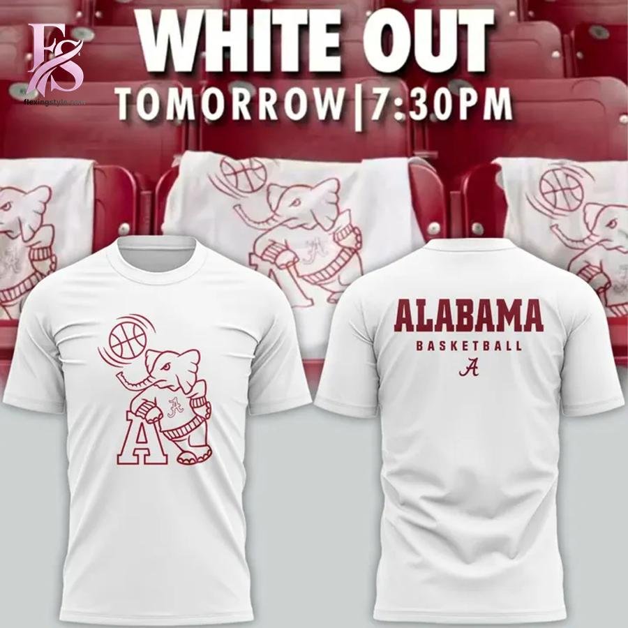 Alabama Crimson Tide White Out Hoodie