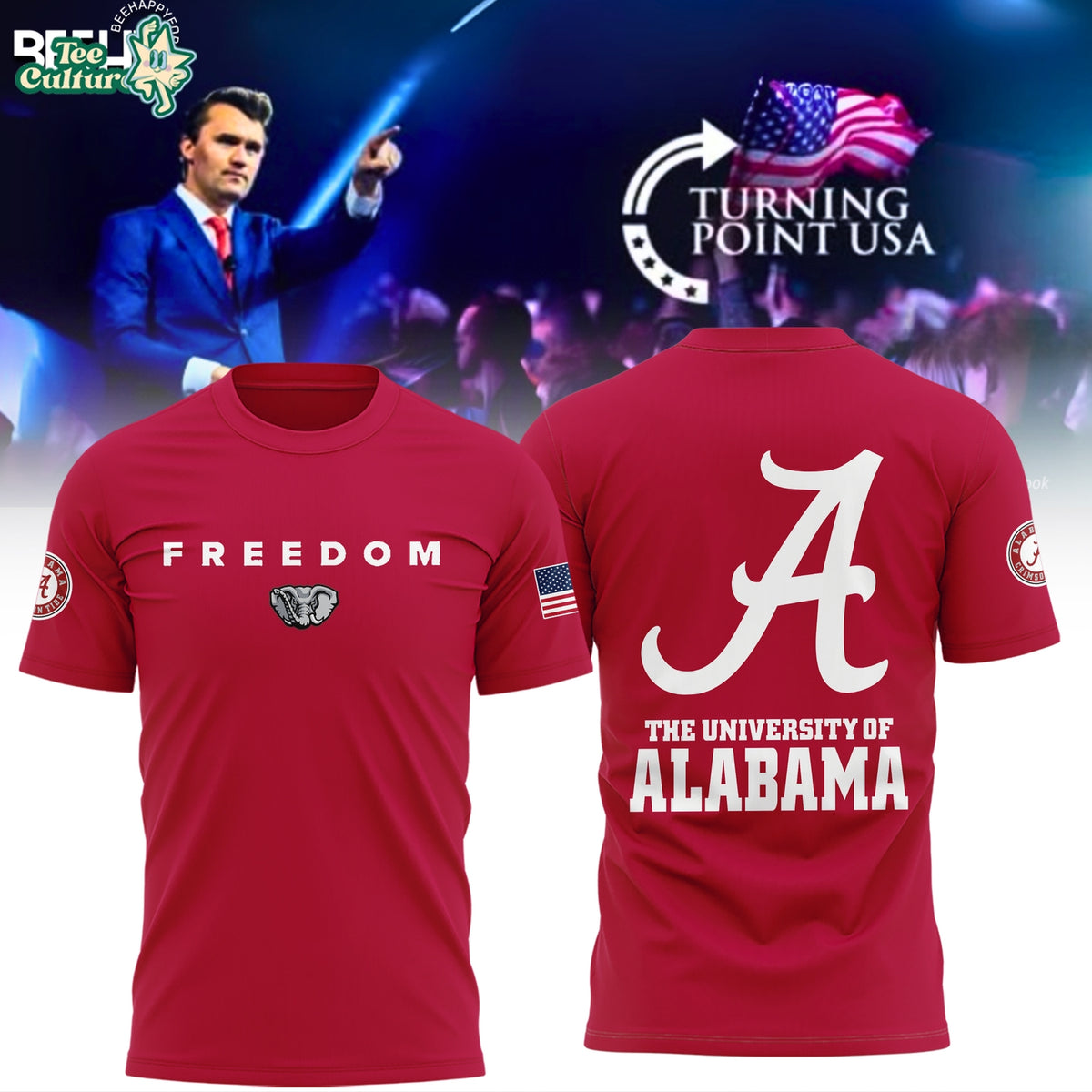 Alabama Crimson Tide x Turning Point USA Limited Edition T-Shirt