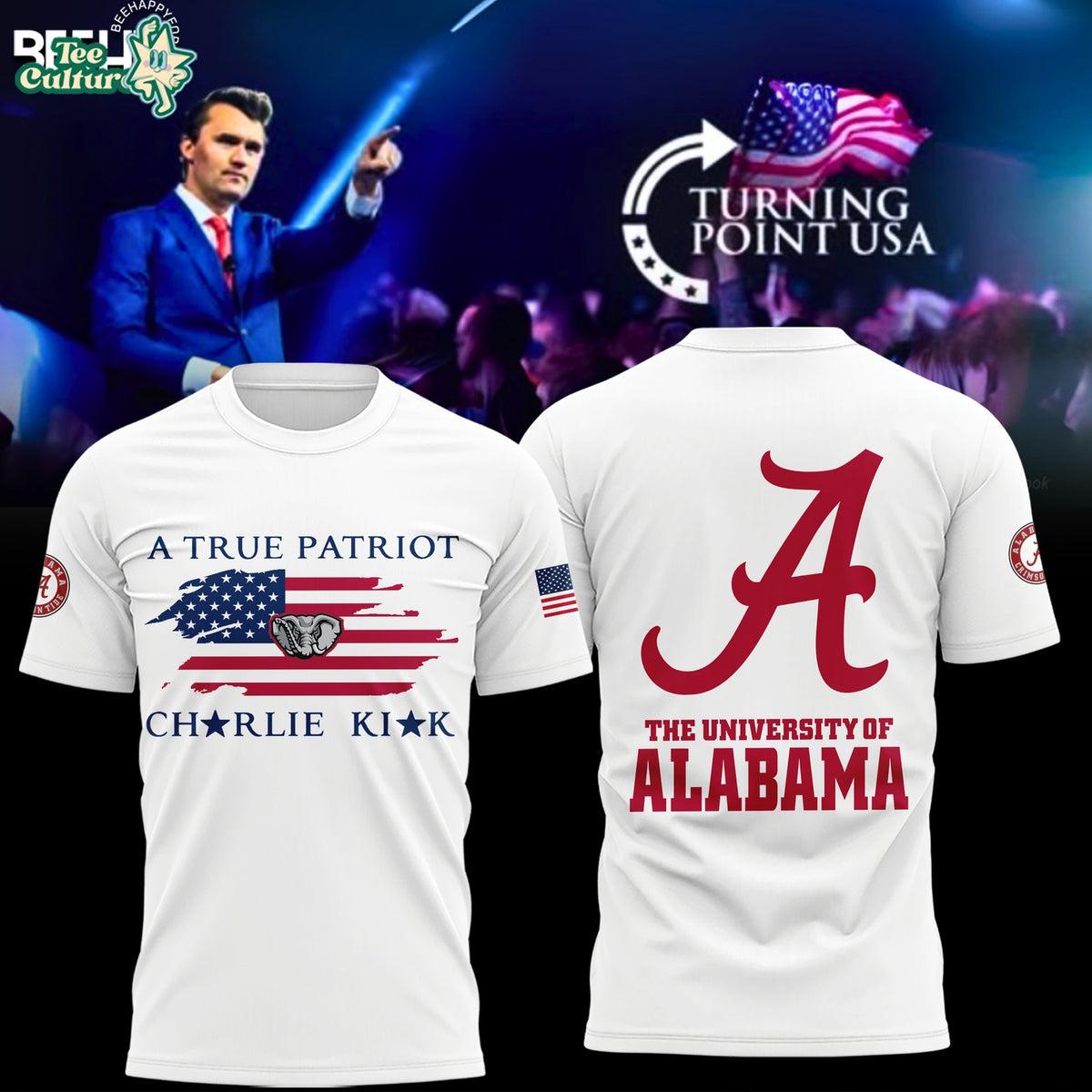 Alabama Crimson Tide x Turning Point USA Limited Edition T-Shirt