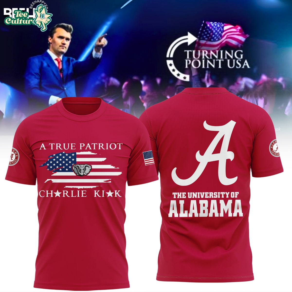 Alabama Crimson Tide x Turning Point USA Limited Edition T-Shirt