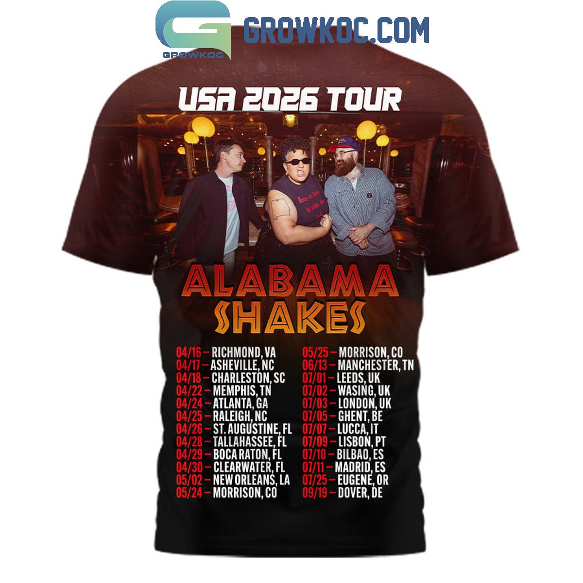 Alabama Shakes USA 2026 Tour Shirt