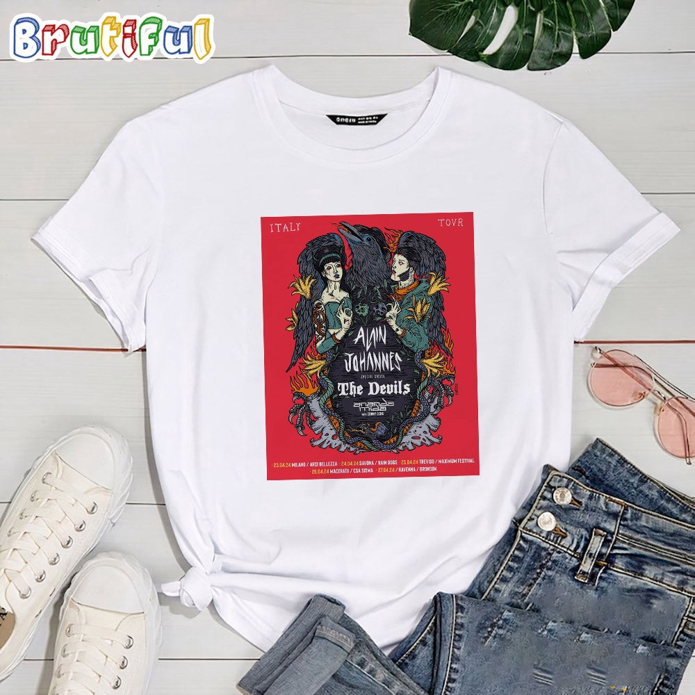 Alain Johannes Another Badass Tour April 2024 Shirt